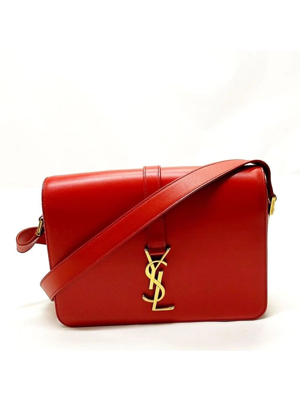 Saint Laurent Crossbody bag Red Leather 895-050625